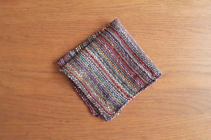 Handkerchief43 colorful silk Linen gift for entering school, work, mother's day, birthday gift - Handkerchiefs & Pocket Squares - Cotton & Hemp Multicolor