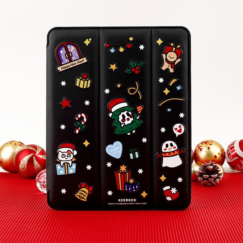 Christmas Ghost Down Jacket iPad Protective Case - เคสแท็บเล็ต - วัสดุอื่นๆ 