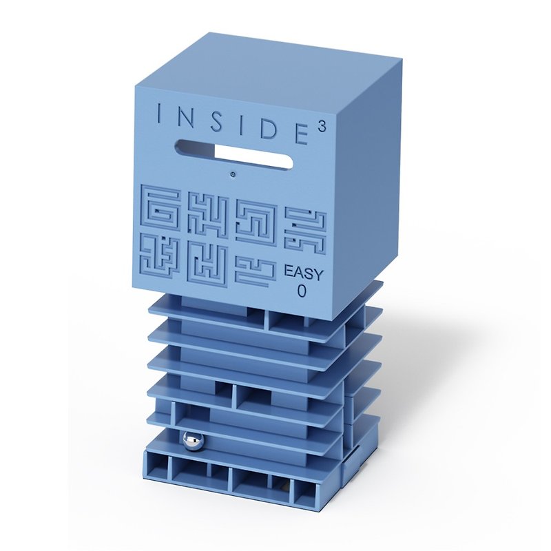 Inside3 3D Stray Cube-Elementary - บอร์ดเกม - พลาสติก สีน้ำเงิน
