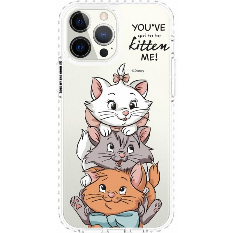 Disney Marie iPhone 16 Galaxy s24 Golden Case/Hybrid Plus Phone Case - เคส/ซองมือถือ - พลาสติก หลากหลายสี