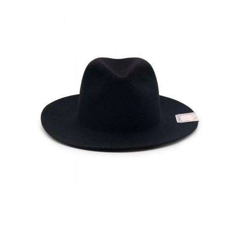 APC ウール ロングブリム ハット　黒　新品 ブラック（黒）系 A.P.C.(アーペーセー) 帽子(レディース) - 海外通販