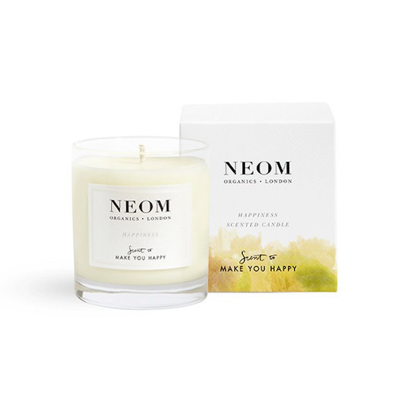 【質感香氛】NEOM 幸福愉悅香氛蠟燭 － 185g - 香氛蠟燭/燭台 - 玻璃 