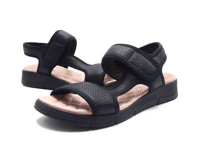 Shoe zone black on sale sandals