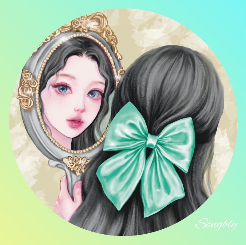 claire sticker - 貼紙 - 紙 多色