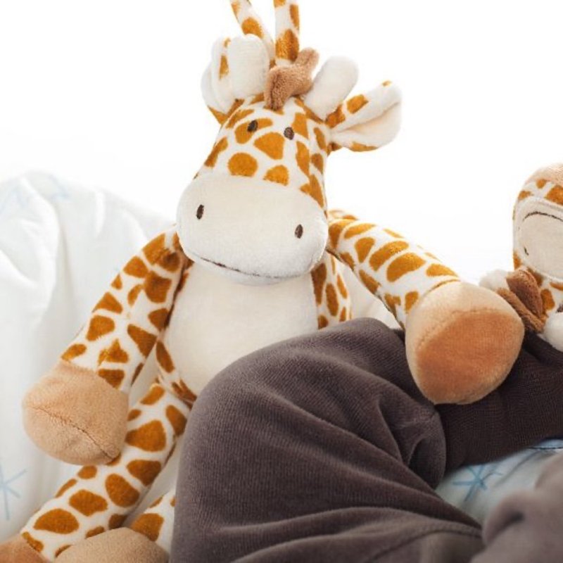 Nordic Sweden Teddykompaniet giraffe soothing music ringing bell - ของเล่นเด็ก - เส้นใยสังเคราะห์ 