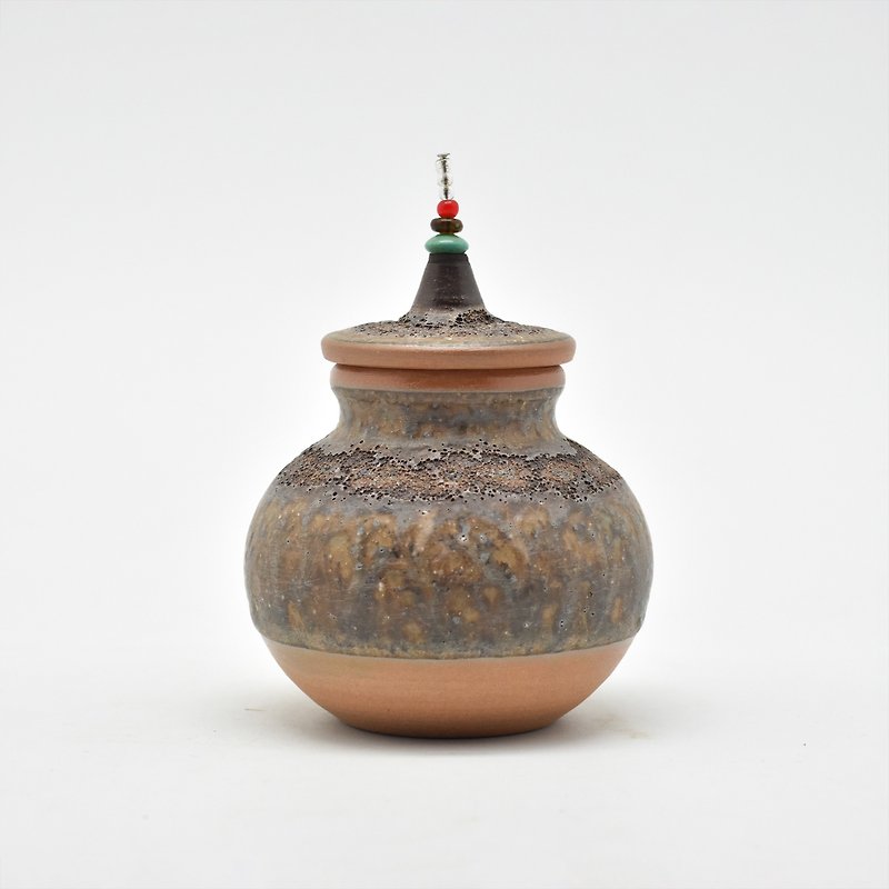 Lai Tingbing【Regain Series】Five Elements Complete-Small Tea Pot - ถ้วย - ดินเผา สีส้ม