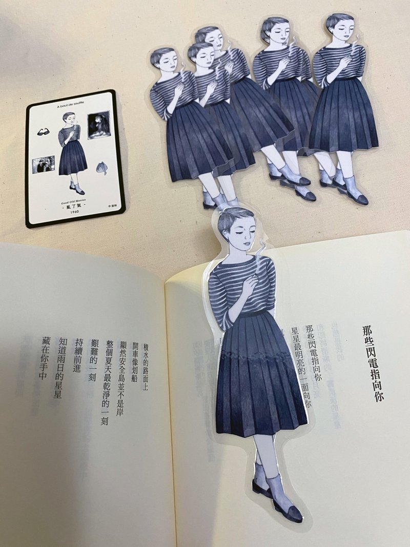書籤 | good old movies【斷了氣】 - 書籤 - 紙 黑色