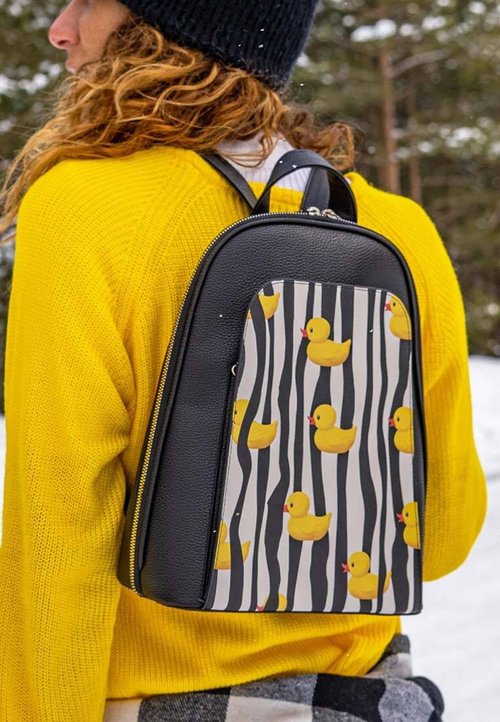 Style Your Way (DOGO HK) 【兒童節 可愛小朋友】黃色鴨子小背囊/ 揹包 肩揹包 旅行用品