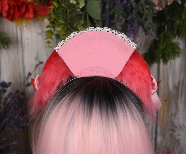 Pink Nurse Cat Ears - Shop Catzo Club Hair Accessories - Pinkoi