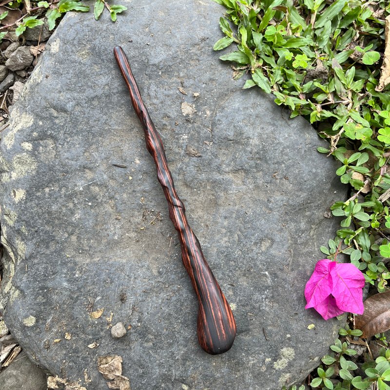 I Wand Making Wand Glow Rei Tactical Short Wand Handmade Wand Command Stick Staff - Items for Display - Wood Purple