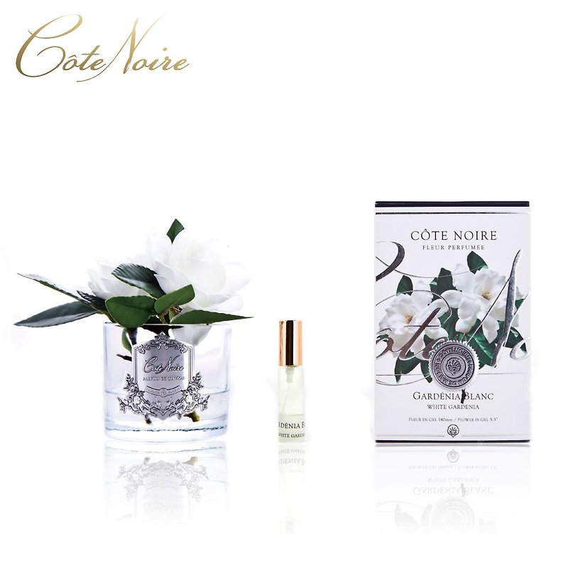 French Côte Noire Cotlan double-flowered scented flower transparent bottle - น้ำหอม - วัสดุอื่นๆ 