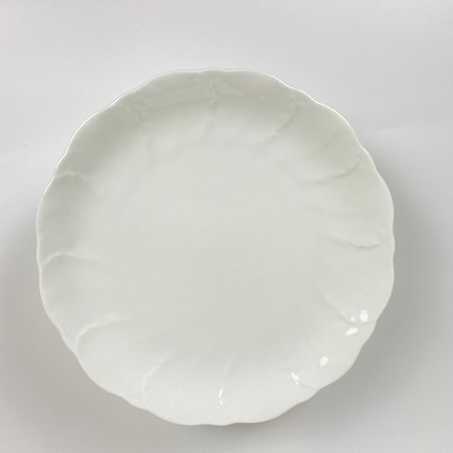 NARUMI鳴海骨瓷 【Narumi】LEAF 葡萄葉純白骨瓷平盤(20cm)