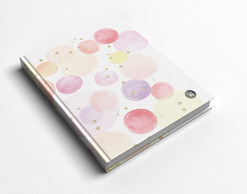Rococo Strawberry WELKIN Handmade Handmade Book/Notebook/Handbook Sweet Pink Bubble - สมุดบันทึก/สมุดปฏิทิน - กระดาษ 