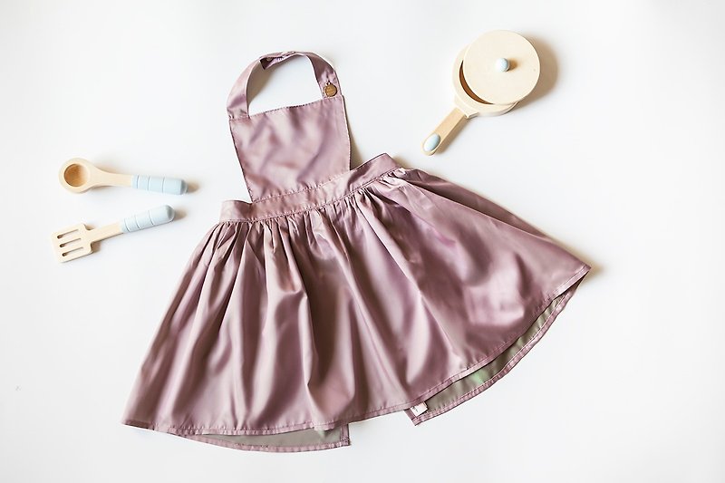 [my little princess] gorgeous purple handmade aprons skirt apron _ Japan lightweight waterproof cloth - อื่นๆ - พลาสติก สีม่วง