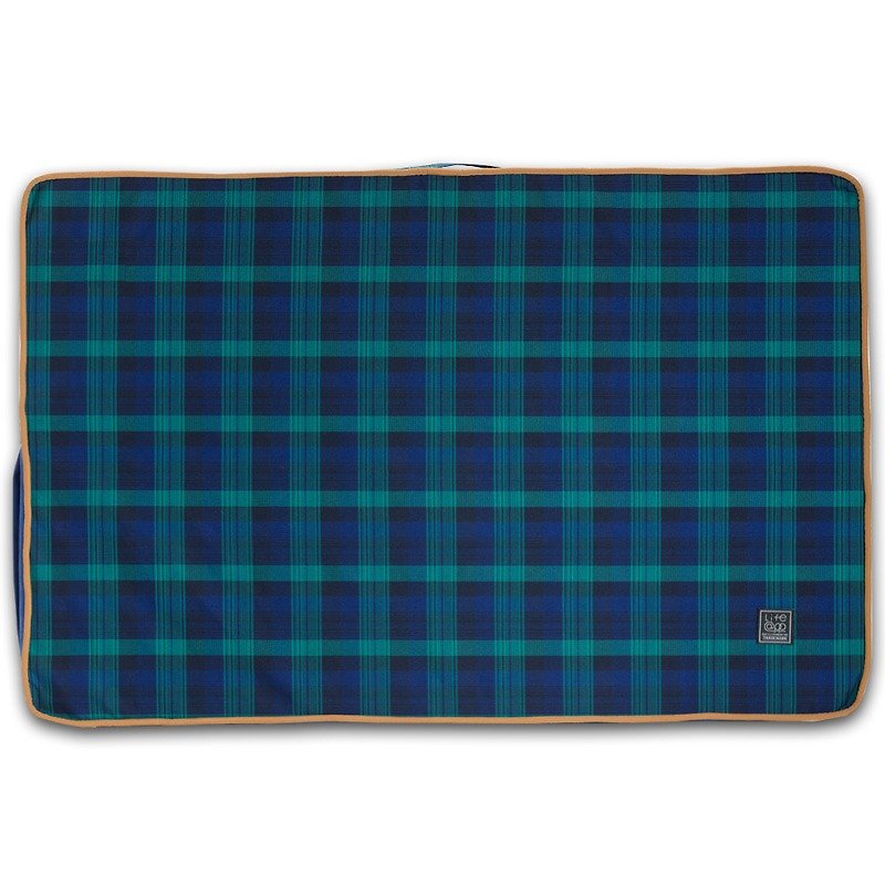 "Lifeapp" mattress replacement cloth cover L_W110xD70xH5cm (Blue Plaid) without sleeping mats - Bedding & Cages - Paper Blue