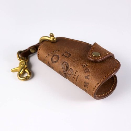 HEYOU Art&Craft Department Leather Key Holder 皮革鑰匙套-咖