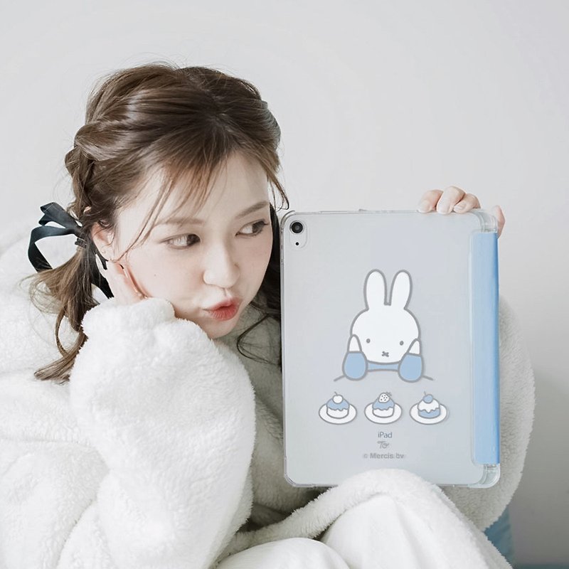 【Pinkoi x miffy】Just be yourself today! Transparent frosted iPad protective case - Other - Silicone 