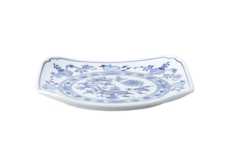 Prague High Castle Classic Square Arc Shallow Plate-20.5CM / Wedding / New Year Fireplace Essential - Plates & Trays - Porcelain White