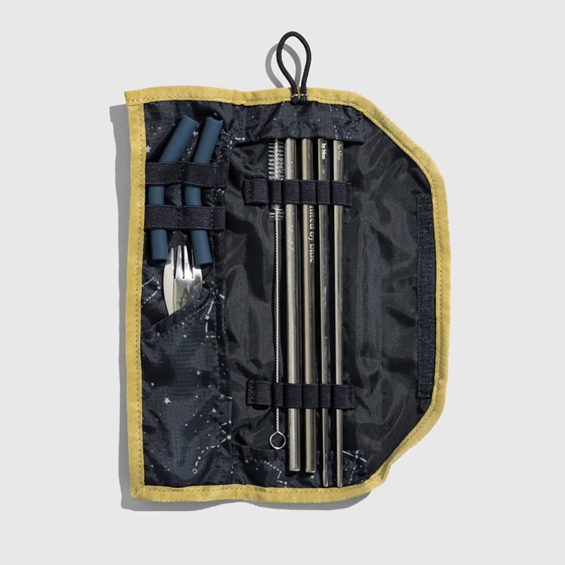 United by Blue 防潑水餐具收納包組 Utensil Kit 814-038 - 廚具 - 不鏽鋼 藍色