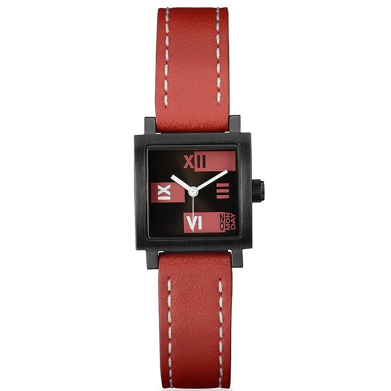 NO Monday Venus I Table Designer Series - Red / 23mm - นาฬิกาผู้หญิง - วัสดุอื่นๆ สีแดง