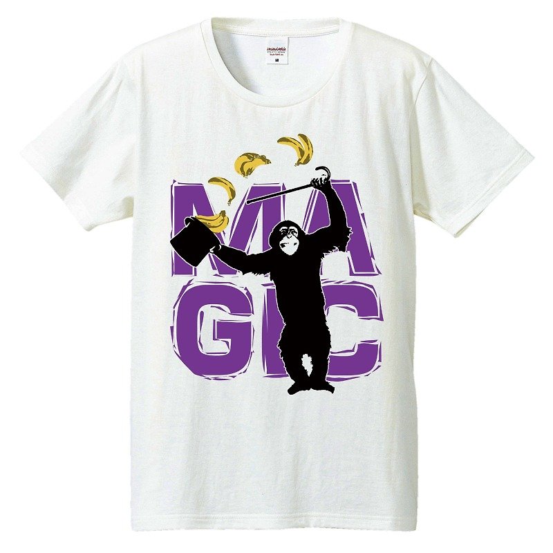 T-shirt / MAGIC 2 - เสื้อยืดผู้ชาย - ผ้าฝ้าย/ผ้าลินิน ขาว