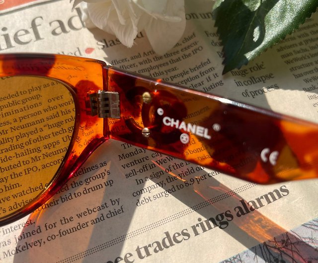 Chanel Chanel Light Amber Double C Sunglasses - Shop oldlondon