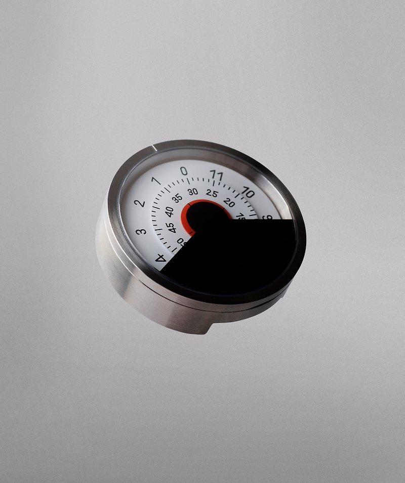 ANICORN Series 000 Simple Turntable Mechanical Watch-Pure Steel + White - นาฬิกาผู้ชาย - เครื่องประดับ สีเงิน