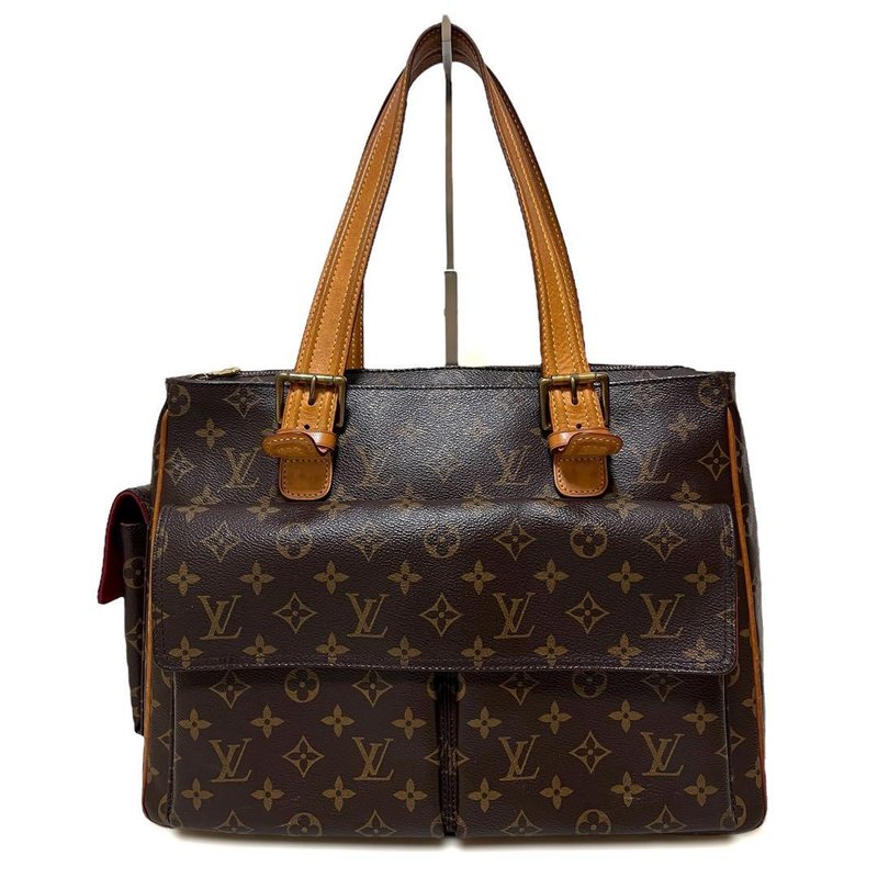 本物 Louis Vuitton ルイヴィトン ミュルティプリシテ トートバッグ ハンドバッグ モノグラム PVC レザー M51162 中古 - 手提包/手提袋 - 其他材質 咖啡色