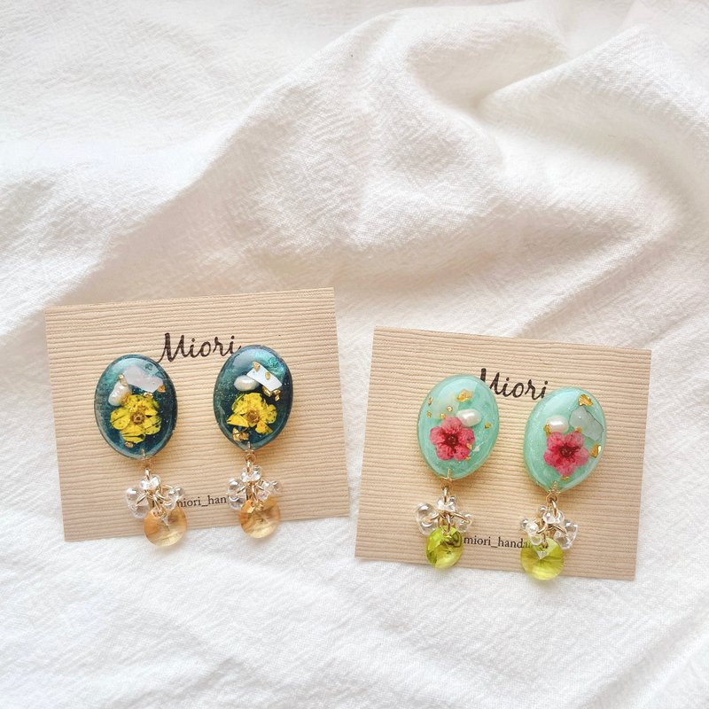 Alice Garden Earrings Series UV Jewelry - Earrings & Clip-ons - Resin Multicolor