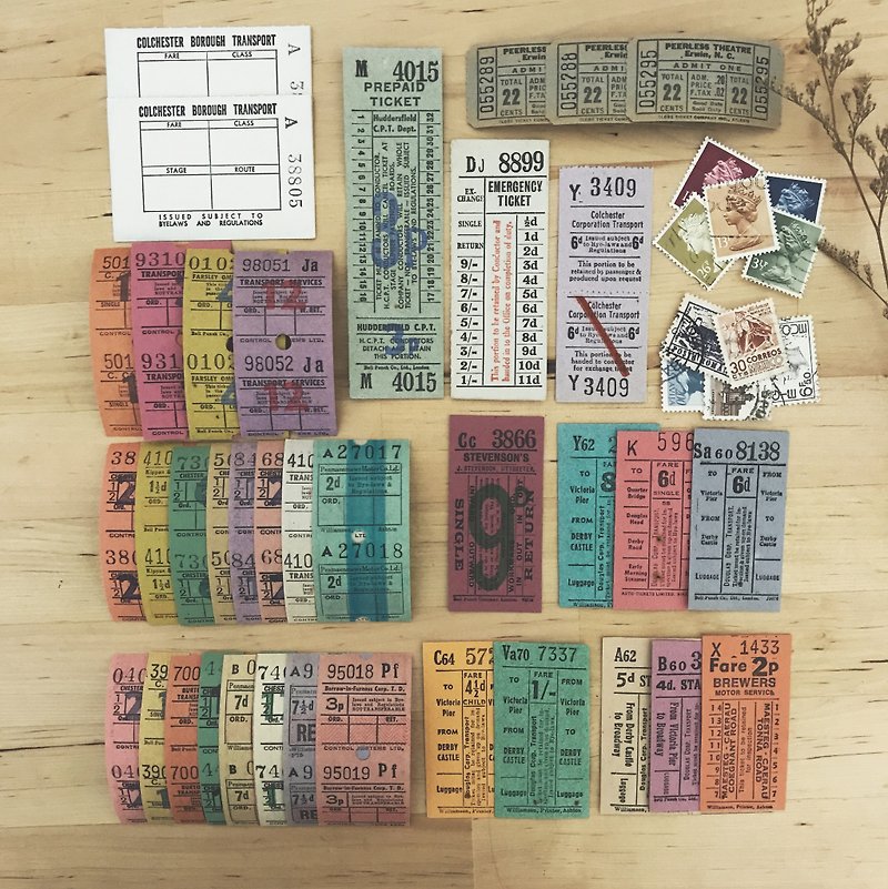 British retro ticket value package - Other - Paper 