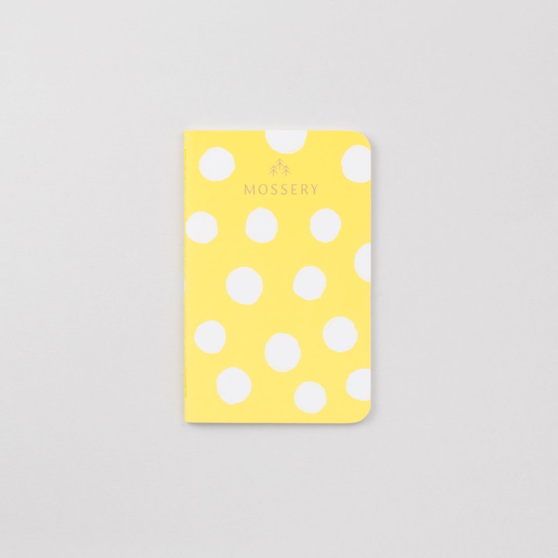 Lemon Polka Pocket Notebook - Notebooks & Journals - Paper Yellow