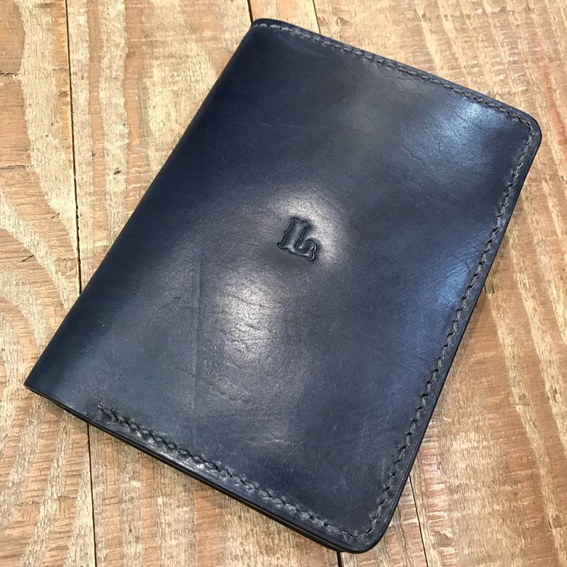 純手工製作手工染色皮革中夾護照夾免費印字繡字 - 護照夾/護照套 - 真皮 多色