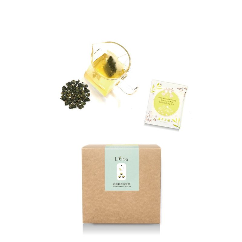 Pesticide-free flower milk fragrant Jin Xuan tea 8 tea bags, peace of mind shipping SOP - ชา - กระดาษ สีเขียว