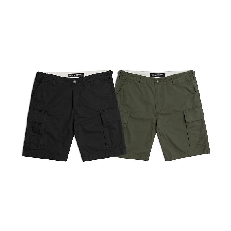 Filter017 Cargo Shorts /マルチポケットワークショーツ - パンツ メンズ - コットン・麻 