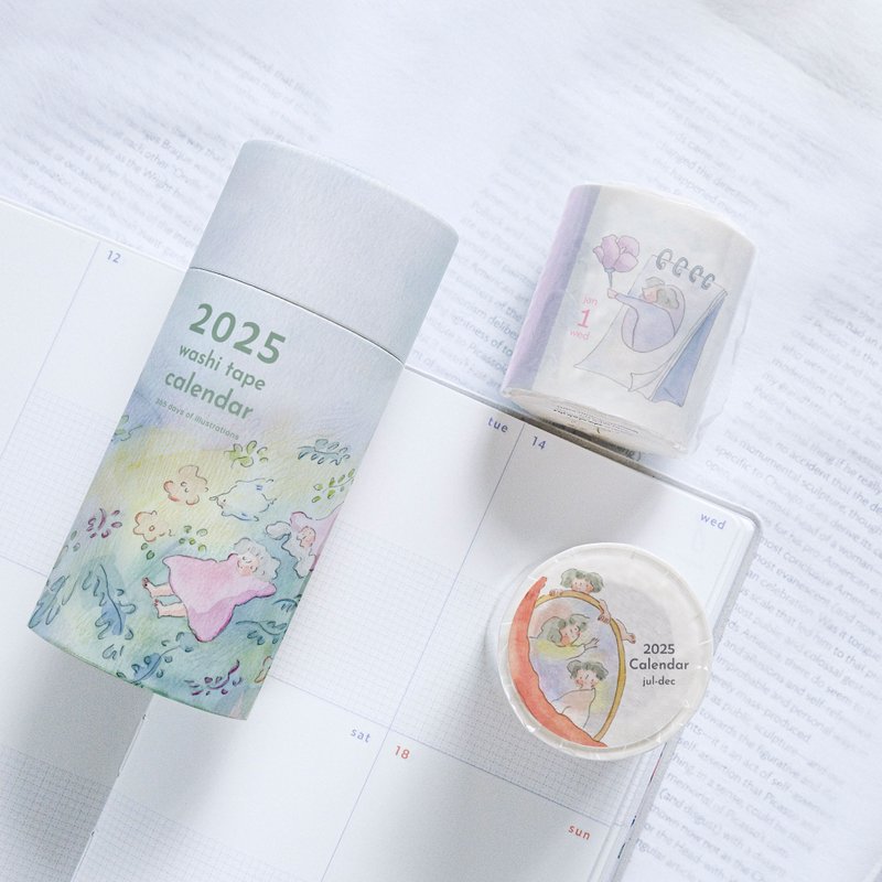 2025 Washi Tape Calendar for 365 Days | dodolulu - มาสกิ้งเทป - กระดาษ 