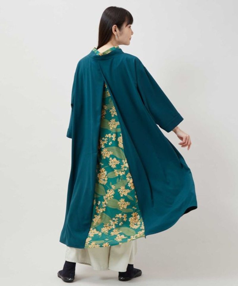 【熱門預購】四季花語八掛和風洋裝  (4色) 7CQ-4311 - 洋裝/連身裙 - 其他材質 