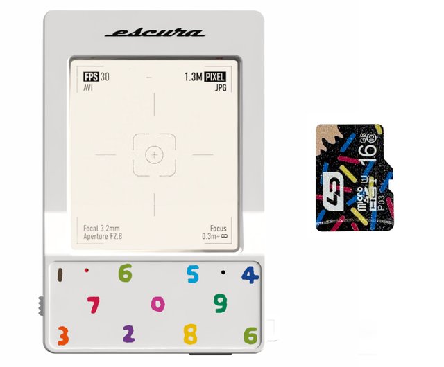 Escura InstantSnap デジタルカメラ　＋新品SDカード 予約販売】【Escura Lab x SOU・SOU】InstantSnap デジタルカメラ 特別