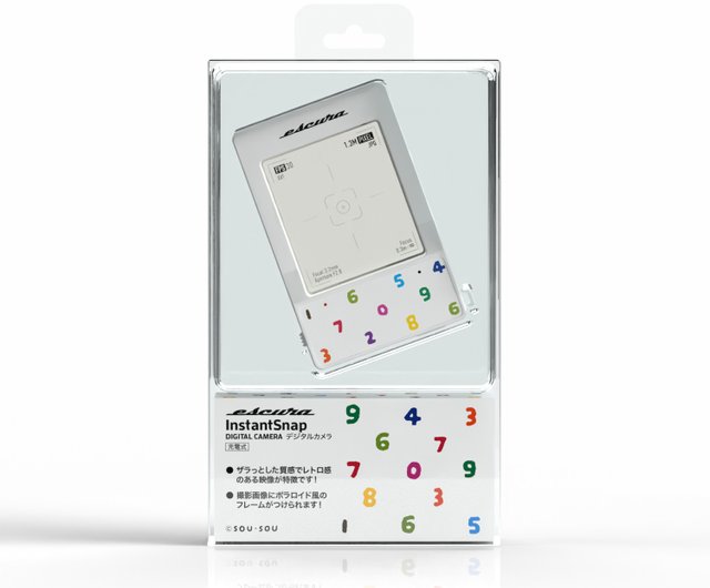 予約販売】【Escura Lab x SOU・SOU】InstantSnap デジタルカメラ 特別