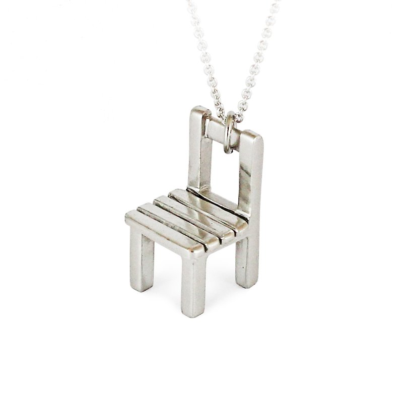 Bibi Fun Strictly Selected Series-Student Chair/White (Free shipping by mail) - Necklaces - Other Metals 