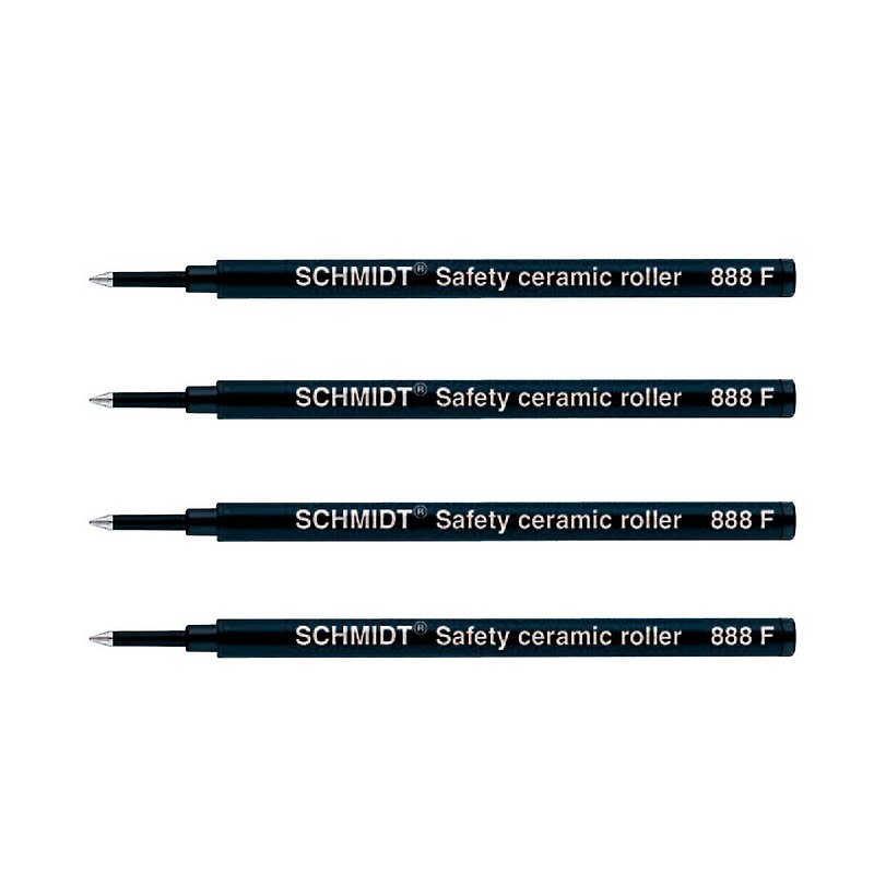 ARTEX水性鋼珠筆芯4入優惠組(德國施密特SCHMIDT品牌) 黑 - 鋼珠筆 - 其他材質 黑色