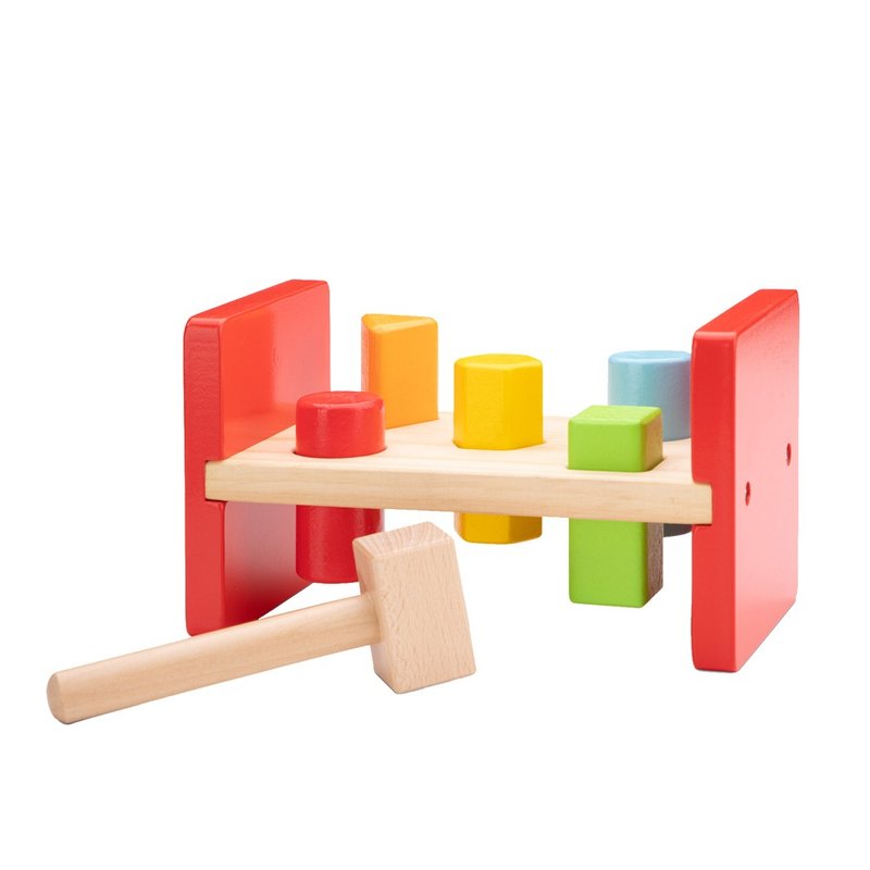 【荷蘭New Classic Toys】形狀認知敲敲積木-10555 - 寶寶/兒童玩具/玩偶 - 木頭 