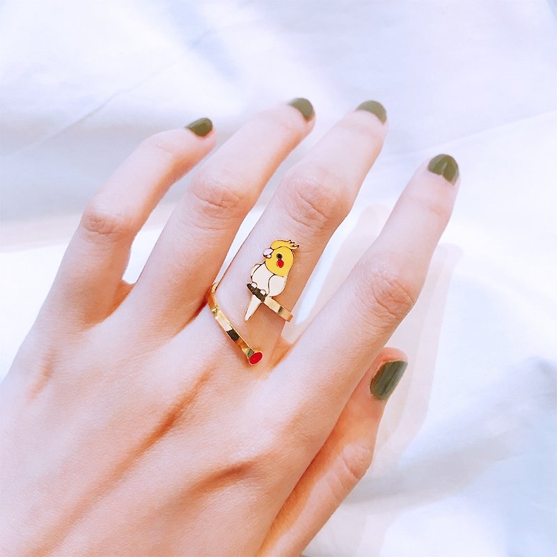 Xuanfeng | Ring around the ring - แหวนทั่วไป - วัตถุเคลือบ สีเหลือง