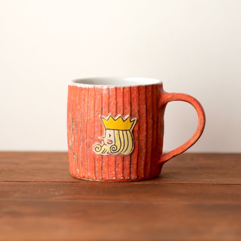 KINGMUG  ORANGE - แก้วมัค/แก้วกาแฟ - ดินเผา สีส้ม