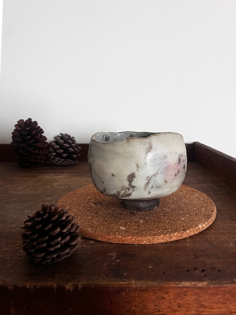 柴燒 手捏茶碗 陶碗  | 陶茶具 - 茶壺/茶杯/茶具 - 陶 白色