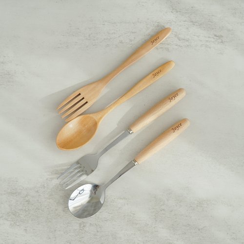 Unique cutlery set, custom silverware set. Spoon,fork,knife. Modern table  decor. - Shop Wood and Epoxy Cutlery & Flatware - Pinkoi