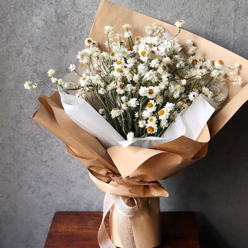 清新治癒 洋甘菊乾燥花束 | 疫情祝福 生日首選 | 台北可自取 - 乾燥花/永生花 - 植物．花 藍色