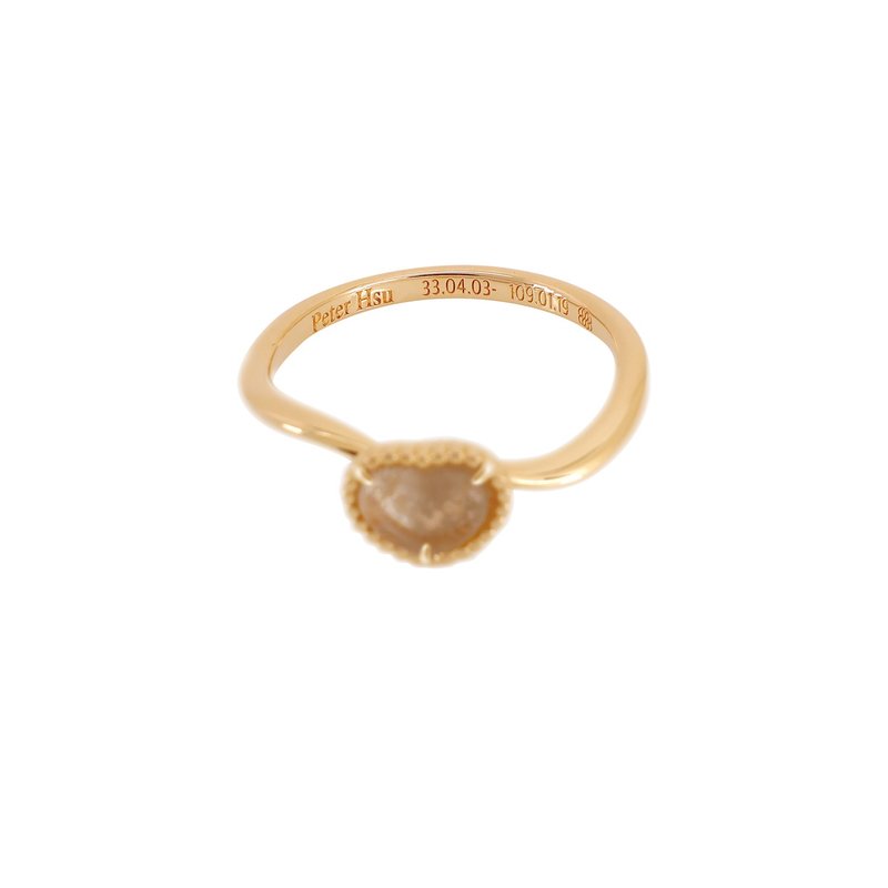 Xiaoai Shell Ring-Ashes and Hair Glaze Memorial - แหวนทั่วไป - เงินแท้ สีเงิน