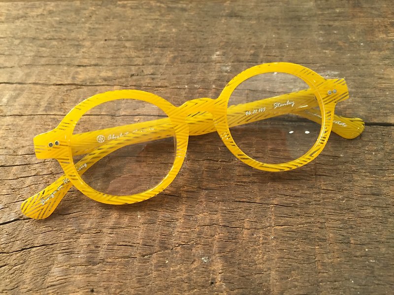 Absolute Vintage - Stanley Street (Stanley Street) circular frame plate glasses Young - Yellow Yellow - กรอบแว่นตา - พลาสติก 