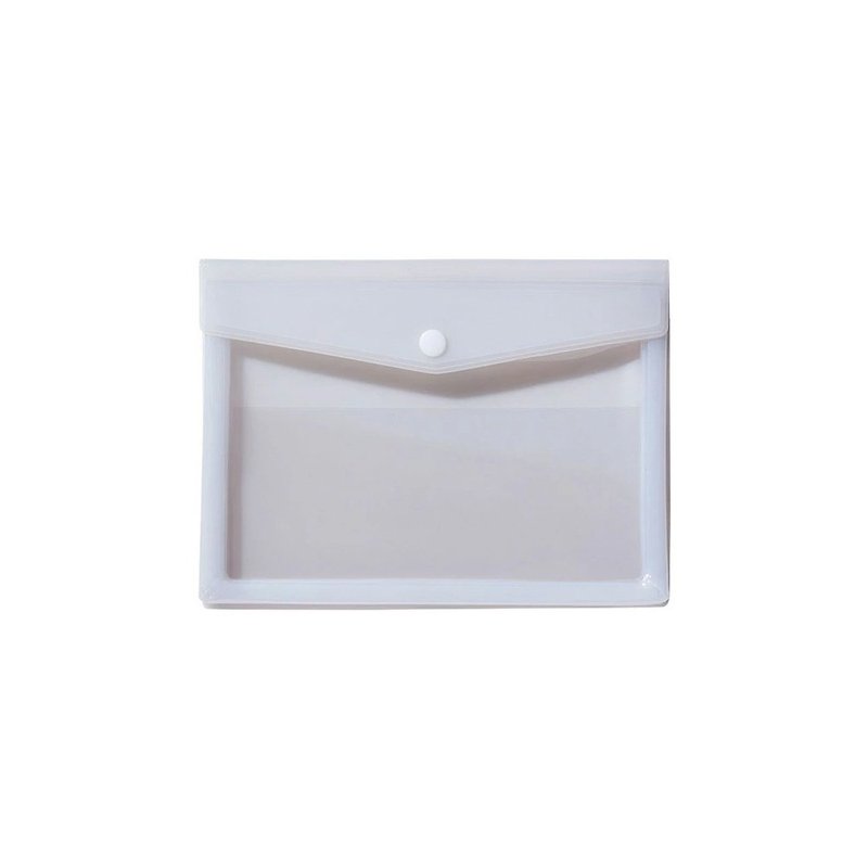 【KING JIM】CHEERS! Neon Multipurpose Storage Bag A6 White - แฟ้ม - พลาสติก ขาว