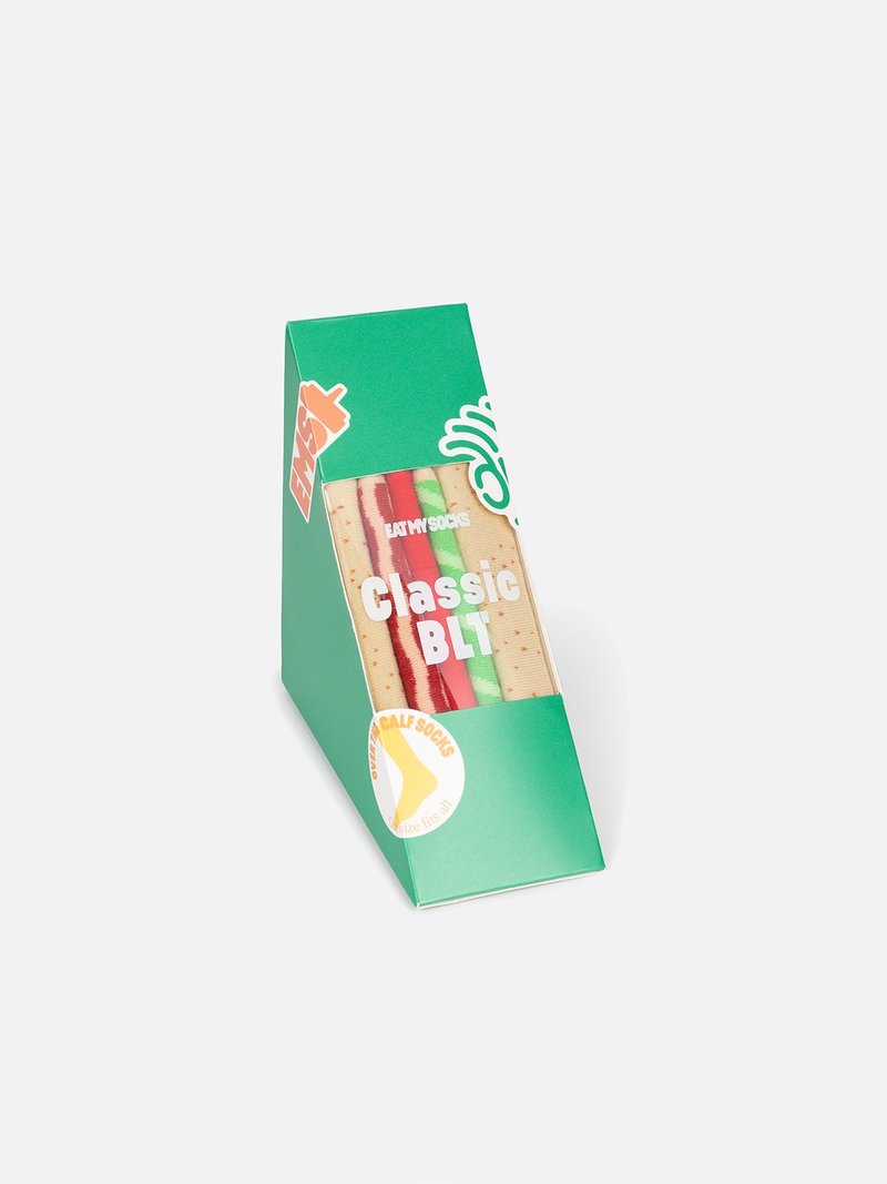 EAT MY SOCKS襪子/早餐系列/經典BLT - 襪子 - 棉．麻 